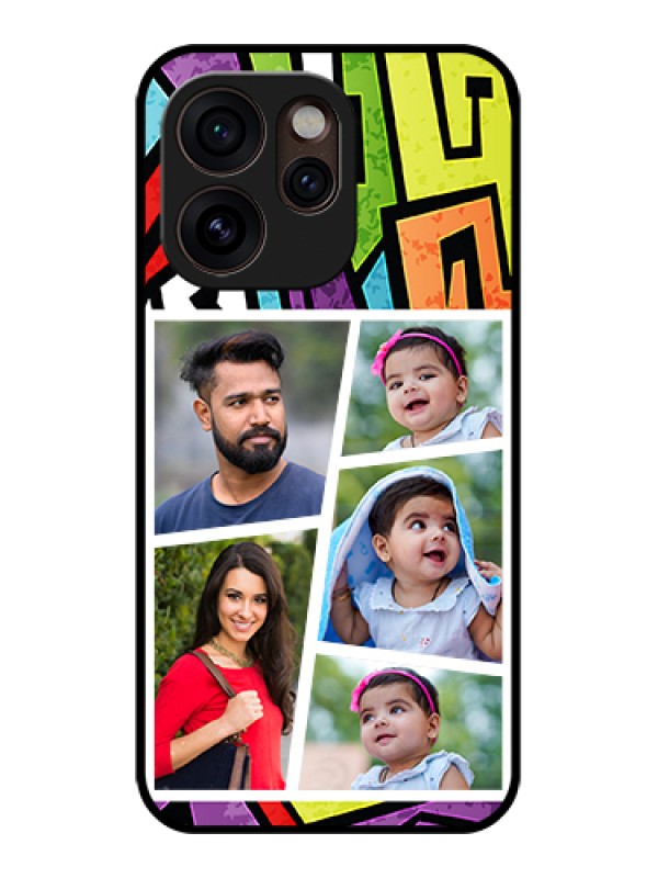 Custom Oppo Reno 15 Pro Mini 5G Custom Glass Phone Case - Graffiti Pattern Design
