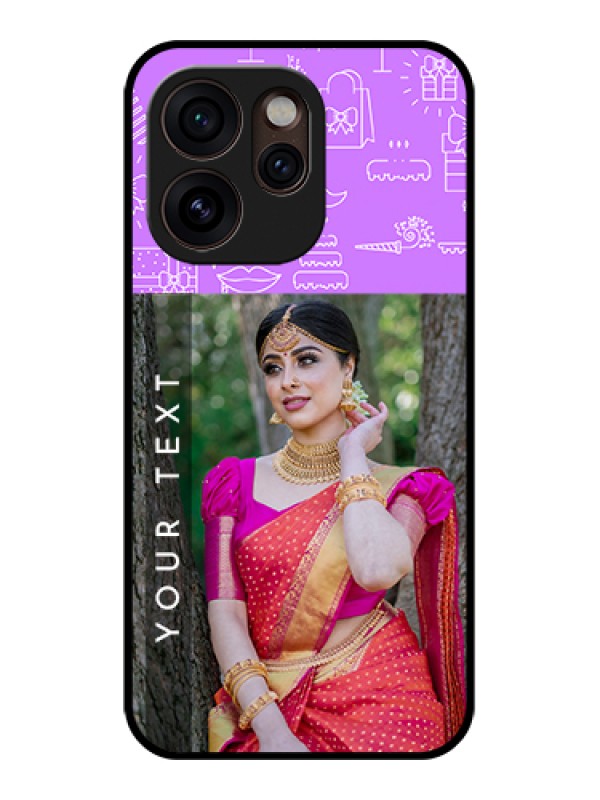 Custom Oppo Reno 15 Pro Mini 5G Custom Glass Phone Case - Birthday Icons Design