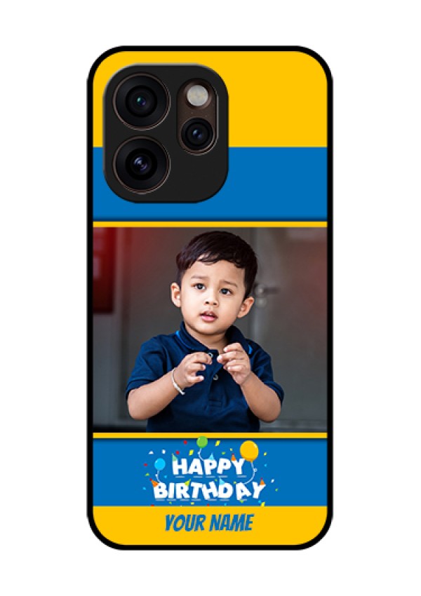 Oppo Reno 15 Pro Mini 5G Custom Glass Phone Case - Birthday Wishes Design