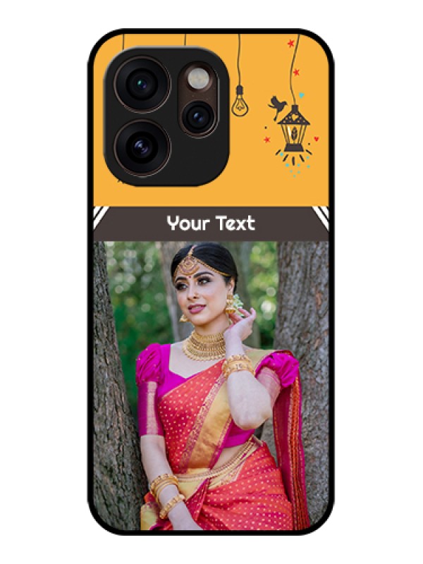 Custom Oppo Reno 15 Pro Mini 5G Custom Glass Phone Case - With Family Picture And Icons