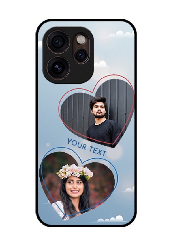 Oppo Reno 15 Pro Mini 5G Custom Glass Phone Case - Blue Color Couple Design