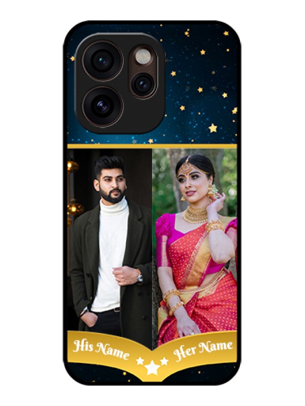 Custom Oppo Reno 15 Pro Mini 5G Custom Glass Phone Case - Galaxy Stars Backdrop Design