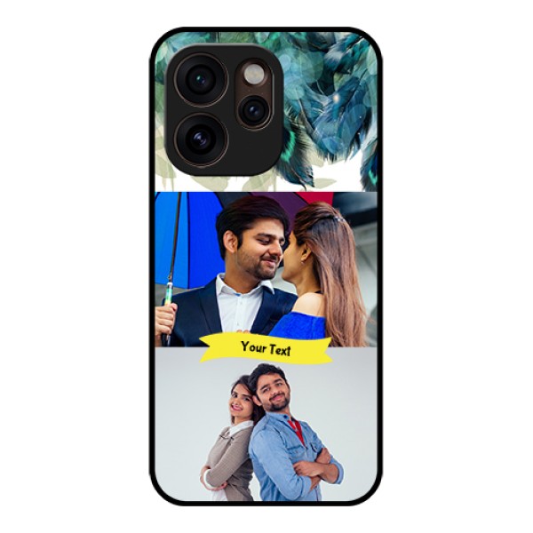 Oppo Reno 15 Pro Mini 5G Custom Glass Phone Case - Image With Boho Peacock Feather Design Oppo Reno 15 Pro Mini 5G Custom Glass Phone Case - Image With Boho Peacock Feather Design