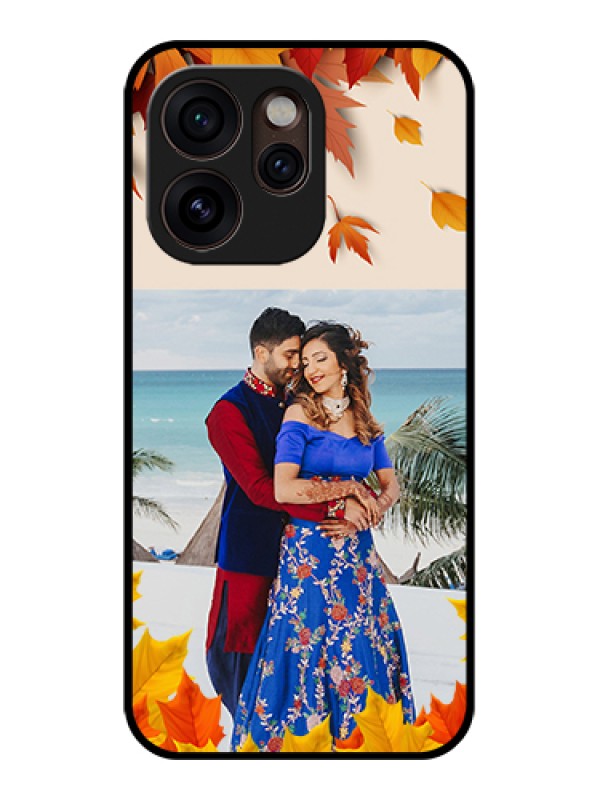 Custom Oppo Reno 15 Pro Mini 5G Custom Glass Phone Case - Autumn Maple Leaves Design