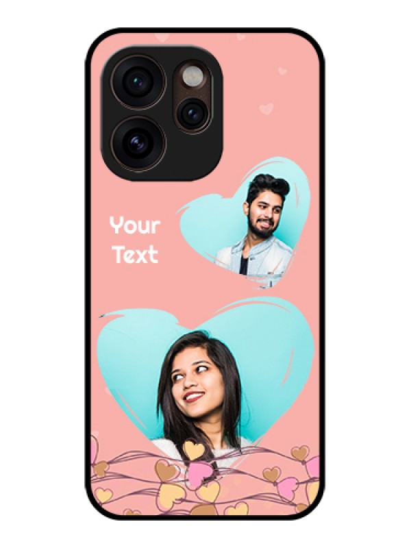 Custom Oppo Reno 15 Pro Mini 5G Custom Glass Phone Case - Love Doodle Design