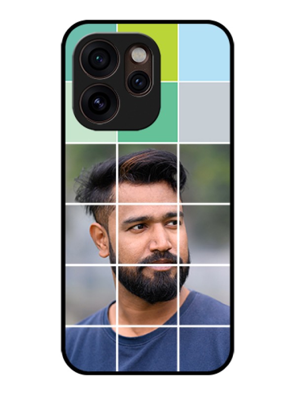 Custom Oppo Reno 15 Pro Mini 5G Custom Glass Phone Case - With White Box Pattern