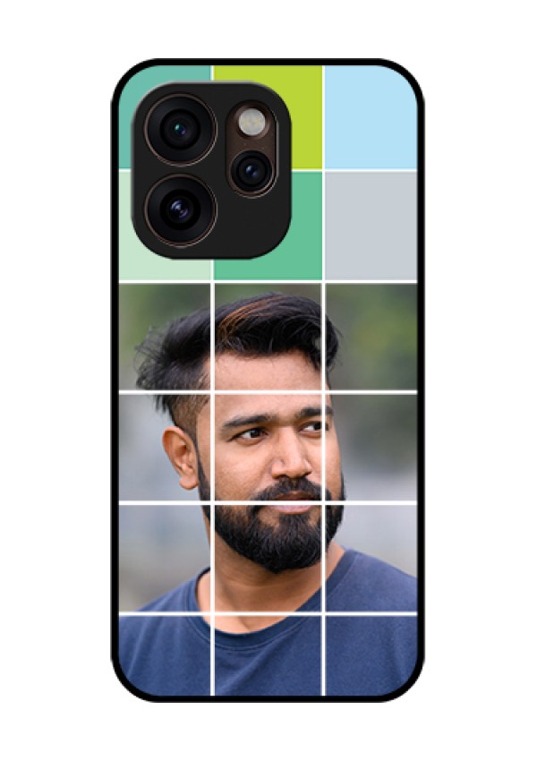 Oppo Reno 15 Pro Mini 5G Custom Glass Phone Case - With White Box Pattern