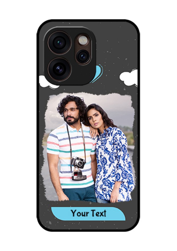 Oppo Reno 15 Pro Mini 5G Custom Glass Phone Case - Splashes With Love Doodles Design