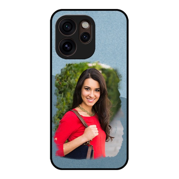 Oppo Reno 15 Pro Mini 5G Custom Glass Phone Case - Grunge Line Art Design