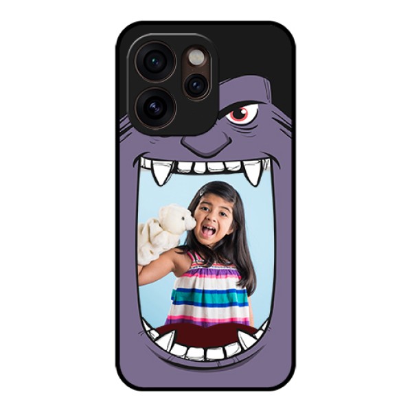 Oppo Reno 15 Pro Mini 5G Custom Glass Phone Case - Angry Monster Design