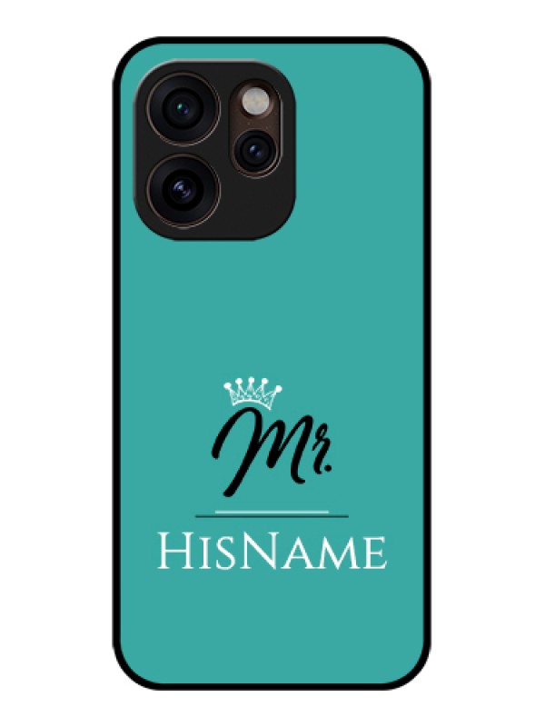 Custom Oppo Reno 15 Pro Mini 5G Custom Glass Phone Case - Mr With Name Design