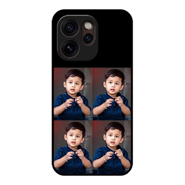 Oppo Reno 15 Pro Mini 5G Custom Glass Phone Case - 4 Image Holder Design