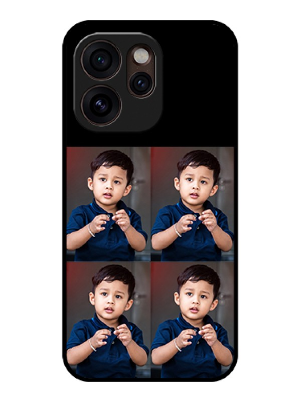 Custom Oppo Reno 15 Pro Mini 5G Custom Glass Phone Case - 4 Image Holder Design