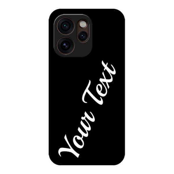 Oppo Reno 15 Pro Mini 5G Custom Glass Phone Case - With Your Name Design