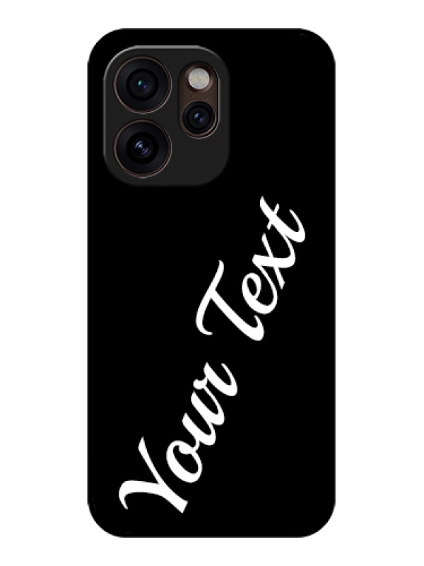 Custom Oppo Reno 15 Pro Mini 5G Custom Glass Phone Case - With Your Name Design