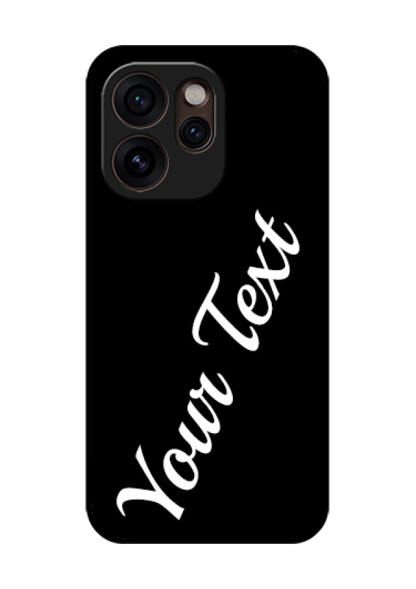 Oppo Reno 15 Pro Mini 5G Custom Glass Phone Case - With Your Name Design