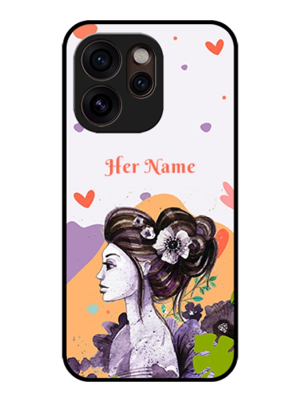 Custom Oppo Reno 15 Pro Mini 5G Custom Glass Phone Case - Woman And Nature Design