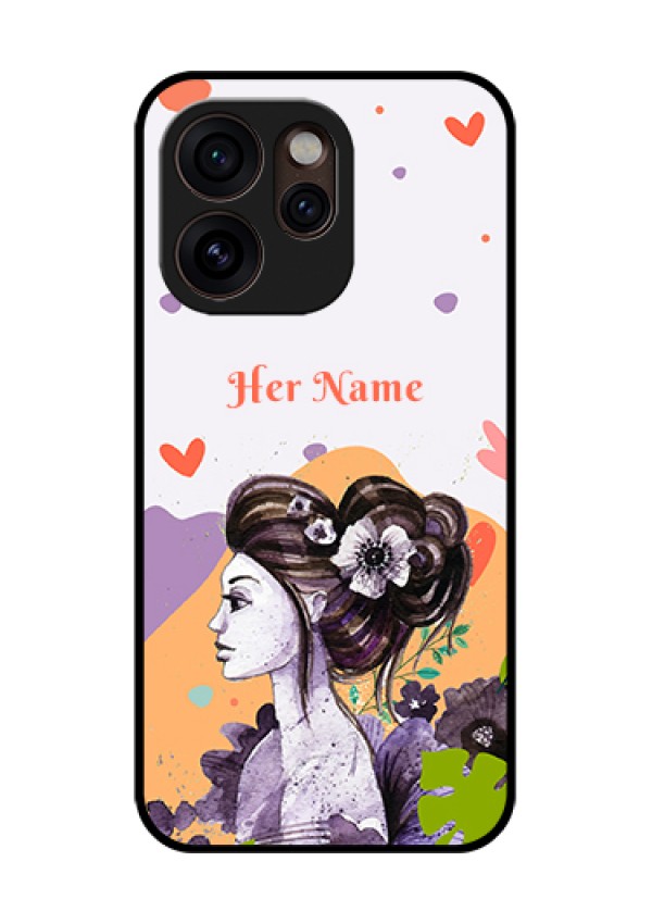 Oppo Reno 15 Pro Mini 5G Custom Glass Phone Case - Woman And Nature Design
