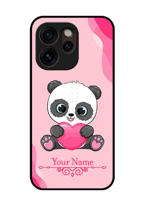 Oppo Reno 15 Pro Mini 5G Custom Glass Phone Case - Cute Panda Design