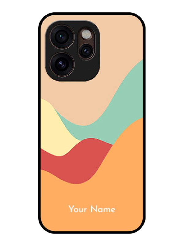 Custom Oppo Reno 15 Pro Mini 5G Custom Glass Phone Case - Ocean Waves Multi - Colour Design