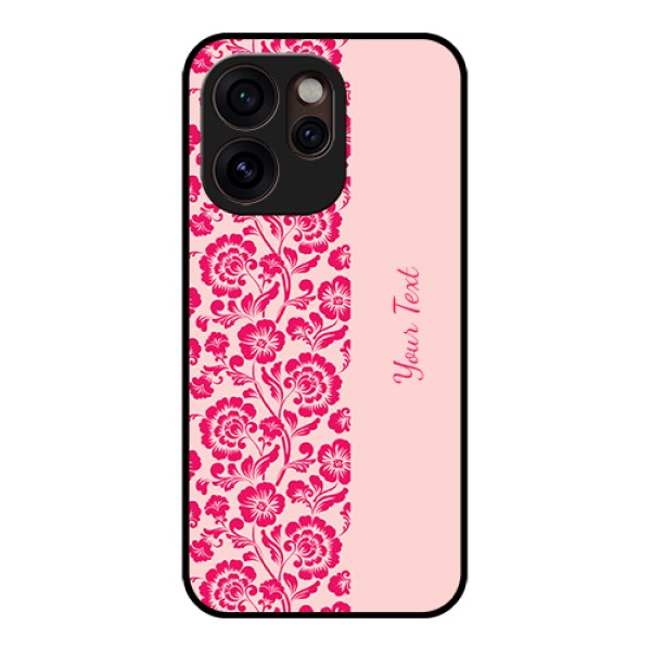 Oppo Reno 15 Pro Mini 5G Custom Glass Phone Case - Attractive Floral Pattern Design