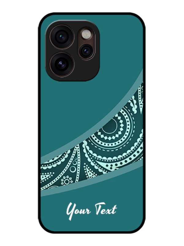 Custom Oppo Reno 15 Pro Mini 5G Custom Glass Phone Case - Semi Visible Floral Design