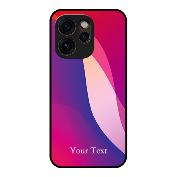 Oppo Reno 15 Pro Mini 5G Custom Glass Phone Case - Digital Abstract Overlap Design Oppo Reno 15 Pro Mini 5G Custom Glass Phone Case - Digital Abstract Overlap Design