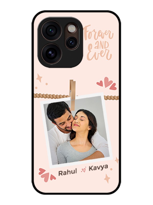 Custom Oppo Reno 15 Pro Mini 5G Custom Glass Phone Case - Forever And Ever Love Design