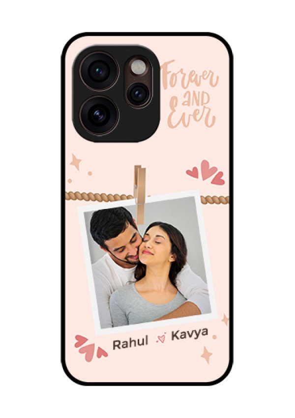 Oppo Reno 15 Pro Mini 5G Custom Glass Phone Case - Forever And Ever Love Design