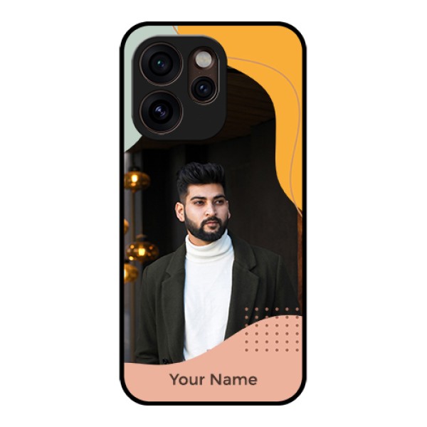Oppo Reno 15 Pro Mini 5G Custom Glass Phone Case - Tri - Coloured Overlay Design Oppo Reno 15 Pro Mini 5G Custom Glass Phone Case - Tri - Coloured Overlay Design