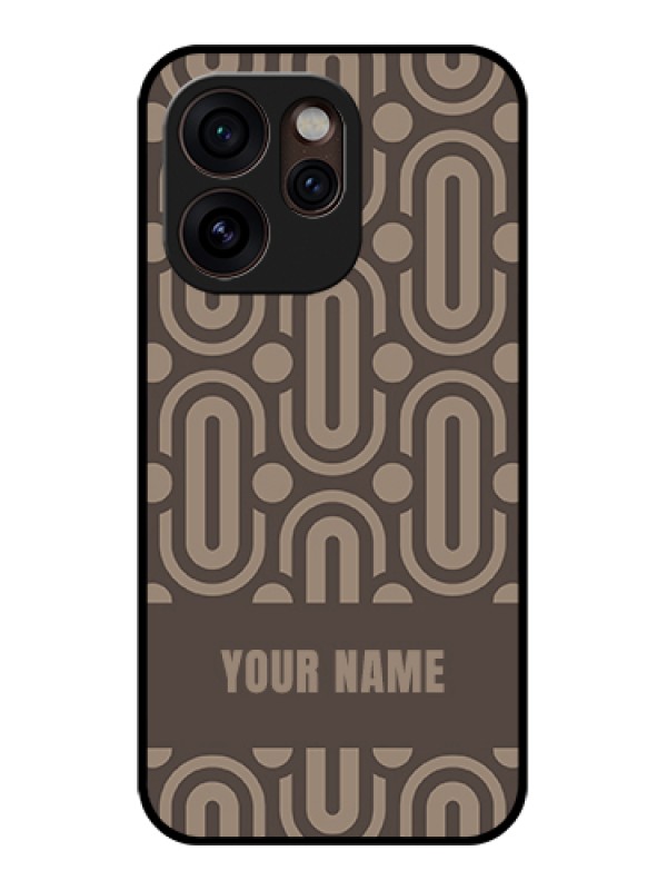 Custom Oppo Reno 15 Pro Mini 5G Custom Glass Phone Case - Captivating Zero Pattern Design