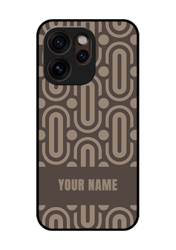 Oppo Reno 15 Pro Mini 5G Custom Glass Phone Case - Captivating Zero Pattern Design
