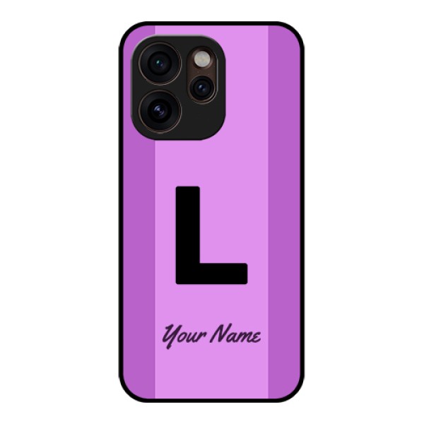 Oppo Reno 15 Pro Mini 5G Custom Glass Phone Case - Tricolor Custom Text Design Oppo Reno 15 Pro Mini 5G Custom Glass Phone Case - Tricolor Custom Text Design