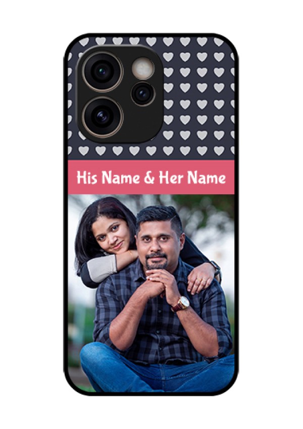 Oppo Reno 15C 5G Custom Glass Phone Case - Love Symbols Design