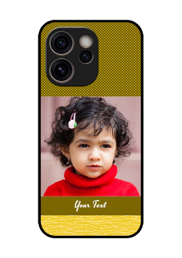 Oppo Reno 15C 5G Custom Glass Phone Case - Simple Green Color Design