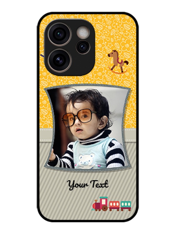 Custom Oppo Reno 15C 5G Custom Glass Phone Case - Baby Picture Upload Design