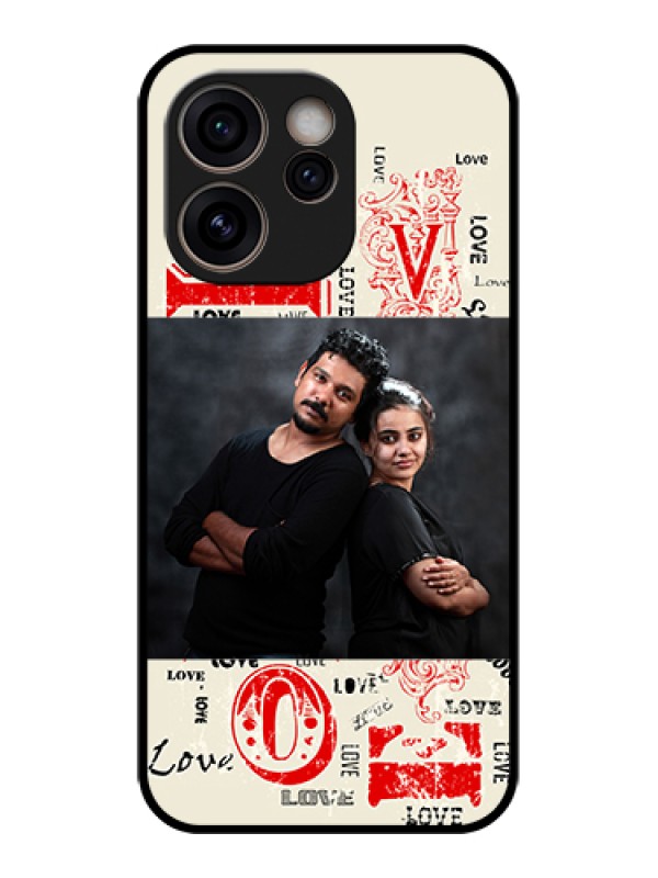 Custom Oppo Reno 15C 5G Custom Glass Phone Case - Trendy Love Design Case