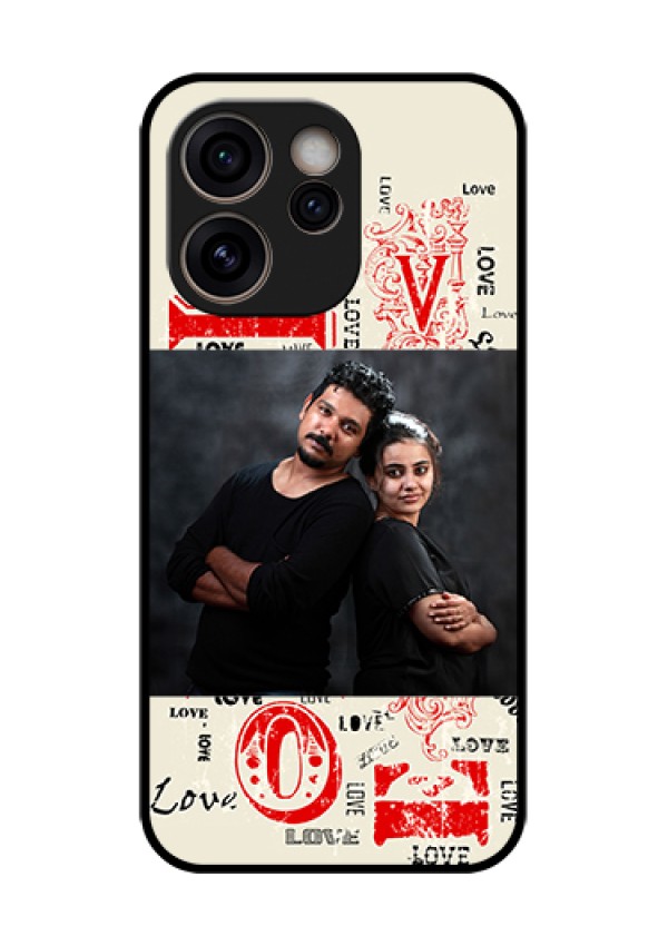 Oppo Reno 15C 5G Custom Glass Phone Case - Trendy Love Design Case