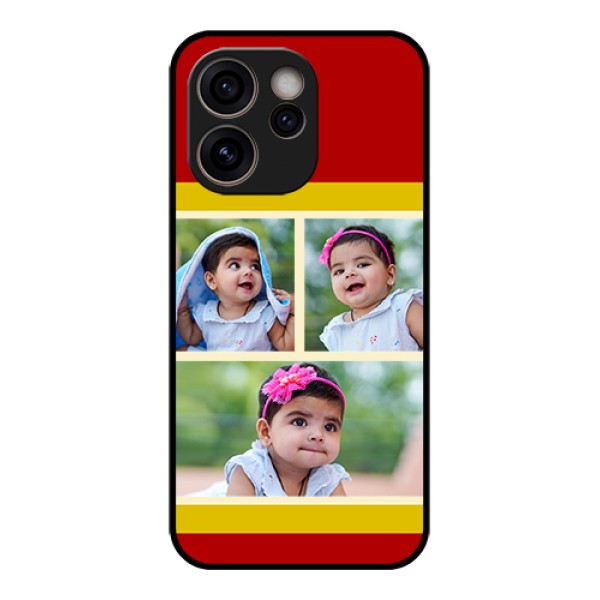 Oppo Reno 15C 5G Custom Glass Phone Case - Multiple Pic Upload Design
