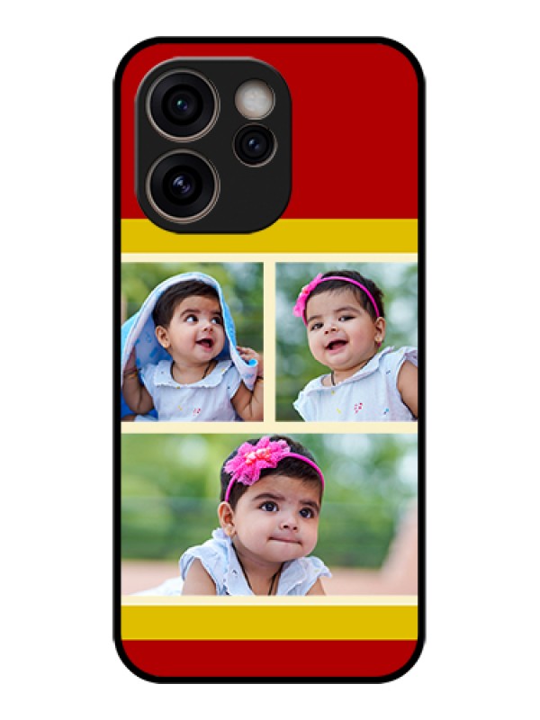 Custom Oppo Reno 15C 5G Custom Glass Phone Case - Multiple Pic Upload Design