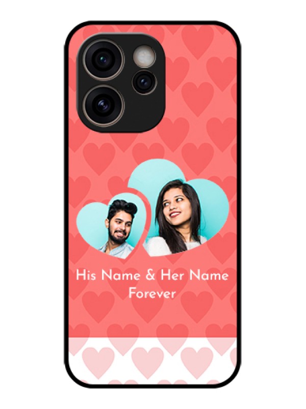 Custom Oppo Reno 15C 5G Custom Glass Phone Case - Couple Pic Upload Design