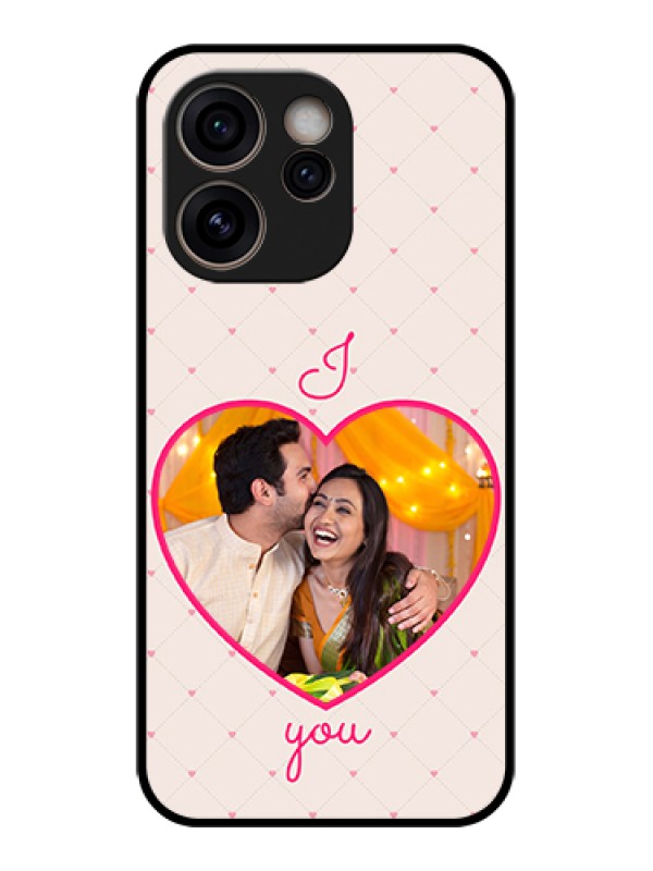 Custom Oppo Reno 15C 5G Custom Glass Phone Case - Heart Shape Design