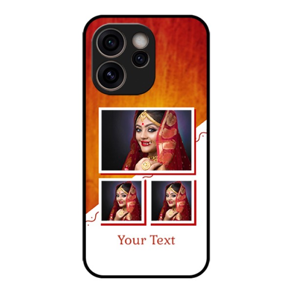 Oppo Reno 15C 5G Custom Glass Phone Case - Wedding Memories Design