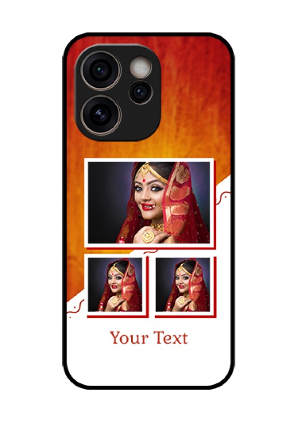 Oppo Reno 15C 5G Custom Glass Phone Case - Wedding Memories Design