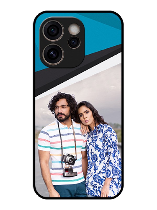 Custom Oppo Reno 15C 5G Custom Glass Phone Case - Simple Pattern Photo Upload Design