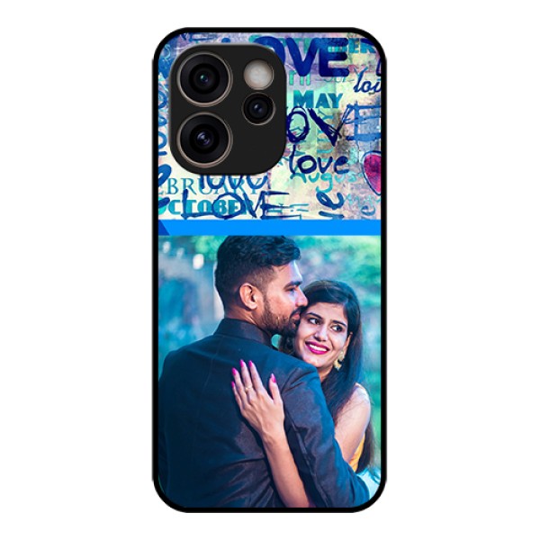 Oppo Reno 15C 5G Custom Glass Phone Case - Colorful Love Design