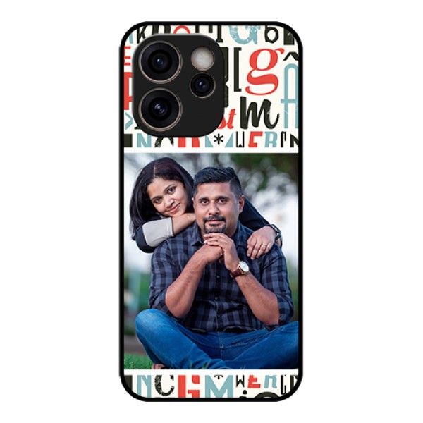 Oppo Reno 15C 5G Custom Glass Phone Case - Alphabet Design