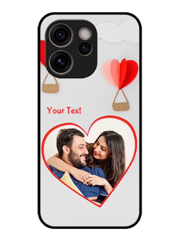 Custom Oppo Reno 15C 5G Custom Glass Phone Case - Parachute Love Design