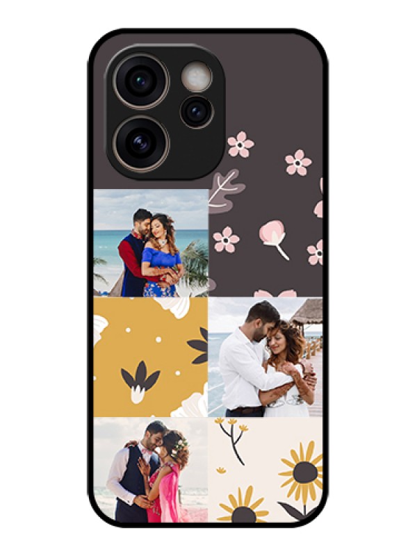 Custom Oppo Reno 15C 5G Custom Glass Phone Case - 3 Images With Floral Design