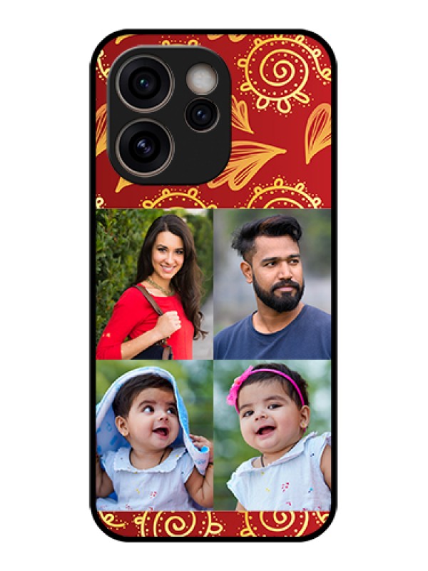 Custom Oppo Reno 15C 5G Custom Glass Phone Case - 4 Image Traditional Design